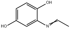1,4-Benzenediol, 2-(ethylideneamino)- (9CI) 结构式