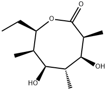 2-Oxocanone,8-ethyl-4,6-dihydroxy-3,5,7-trimethyl-,(3S,4S,5R,6R,7R,8R)-(9CI) 结构式