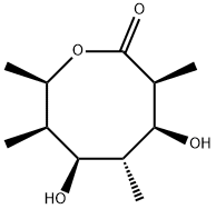 2-Oxocanone, 4,6-dihydroxy-3,5,7,8-tetramethyl-, (3S,4S,5R,6R,7R,8R)- (9CI) 结构式
