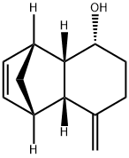 1,4-Methanonaphthalen-5-ol,1,4,4a,5,6,7,8,8a-octahydro-8-methylene-,(1S,4R,4aS,5R,8aR)-(9CI) 结构式