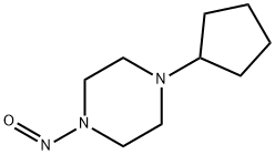 Piperazine, 1-cyclopentyl-4-nitroso- (9CI) Structure