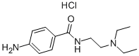 盐酸普鲁卡因胺 结构式