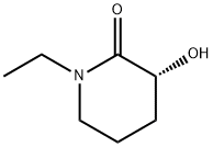 2-Piperidinone,1-ethyl-3-hydroxy-,(3R)-(9CI) 结构式