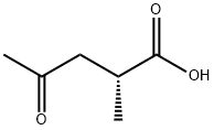 Pentanoic acid, 2-methyl-4-oxo-, (2R)- (9CI) 结构式