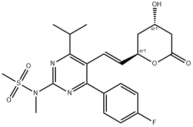 ent-Rosuvastatin Lactone 结构式