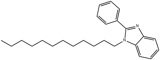 1-N-DODECYL-2-PHENYLBENZIMIDAZOLE 结构式