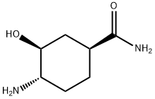 Cyclohexanecarboxamide, 4-amino-3-hydroxy-, (1S,3S,4S)- (9CI) 结构式