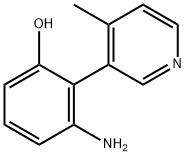 Phenol, 3-amino-2-(4-methyl-3-pyridinyl)- (9CI) 结构式