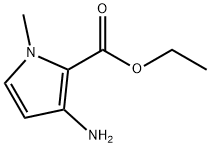 3-氨基-1-甲基-1H-吡咯-2-甲酸乙酯 结构式