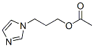 1H-Imidazole-1-propanol,acetate(ester)(9CI) 结构式