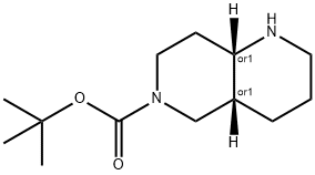 顺式-6-BOC-十氢-1,6-萘啶 结构式