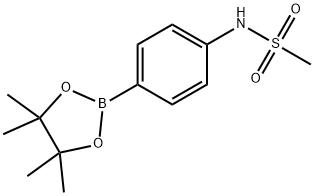 4-甲磺酰氨苯基硼酸频那醇酯, 616880-14-9, 结构式