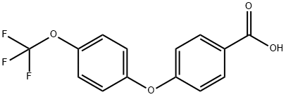 4 - (4 - 三氟甲基苯氧基)苯甲酸 结构式