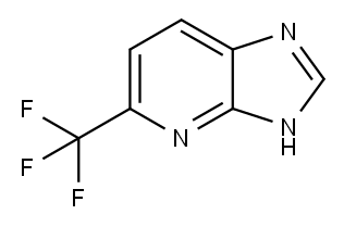 5-(三氟甲基)-1H-咪唑并[4,5-B]吡啶 结构式