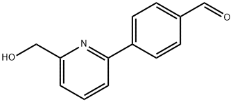 2-(4-甲酰基苯基)-6-(羟基甲基)吡啶 结构式