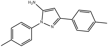 1,3-DI-P-TOLYL-1H-PYRAZOL-5-AMINE 结构式