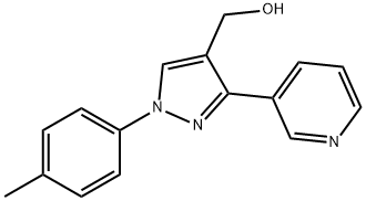 (3-(PYRIDIN-3-YL)-1-P-TOLYL-1H-PYRAZOL-4-YL)METHANOL 结构式