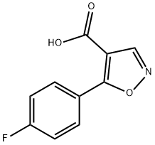 5-(4-氟-苯基)-异噻唑-4-羧酸 结构式