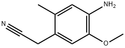 Benzeneacetonitrile, 4-amino-5-methoxy-2-methyl- (9CI) 结构式