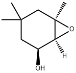 7-Oxabicyclo[4.1.0]heptan-2-ol, 4,4,6-trimethyl-, (1S,2S,6R)- (9CI) Structure