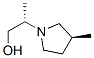 1-Pyrrolidineethanol,beta,3-dimethyl-,(betaS,3S)-(9CI) 结构式