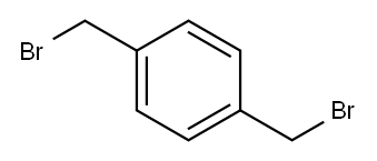 alpha,alpha'-Dibromo-p-xylene Structure