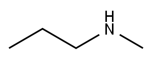 N-甲基正丙胺, 627-35-0, 结构式