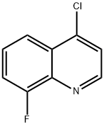 4-Chloro-8-fluoroquinoline Structure