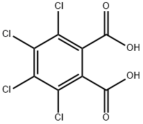 四氯邻苯二甲酸, 632-58-6, 结构式