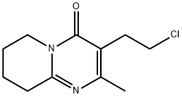 3-(2-氯乙基)-6,7,8,9-四氢-2-甲基-4H-吡啶并[1,2-a]嘧啶-4-酮, 63234-80-0, 结构式