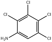 2,3,4,5-テトラクロロアニリン 化学構造式