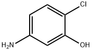 2-氯-5-氨基苯酚, 6358-06-1, 结构式