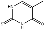 4-羟基-2-巯基-5-甲基嘧啶, 636-26-0, 结构式