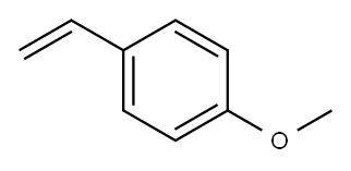 4-甲氧基苯乙烯, 637-69-4, 结构式
