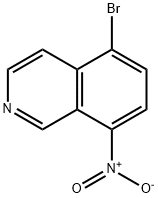 5-溴-8-硝基异喹啉, 63927-23-1, 结构式