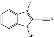 1H-Benzimidazole-2-carbonitrile,1-hydroxy-,3-oxide(9CI) 结构式