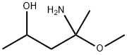 4-Amino-4-methoxy-2-pentanol 结构式