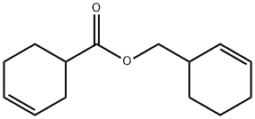 3-Cyclohexene-1-carboxylic acid (2-cyclohexenyl)methyl ester 结构式