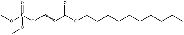3-(Dimethoxyphosphinyloxy)-2-butenoic acid decyl ester 结构式