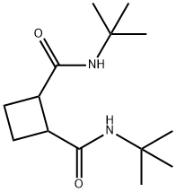 N,N'-Di-tert-butylcyclobutane-1,2-dicarboxamide 结构式