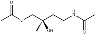 N-[(R)-4-(Acetyloxy)-3-hydroxy-3-methylbutyl]acetamide 结构式