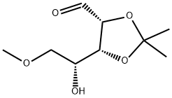 5-O-Methyl-2-O,3-O-isopropylidene-D-ribose 结构式