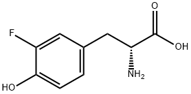 3-氟-D-酪氨酸 结构式