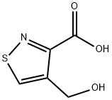 3-Isothiazolecarboxylic acid, 4-(hydroxymethyl)- (9CI) 结构式