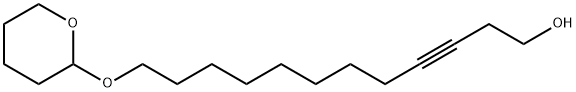 12-[(Tetrahydro-2H-pyran-2-yl)oxy]-3-dodecyn-1-ol 结构式