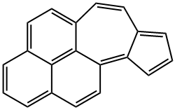 Azuleno(4,5,6-cd)phenalene 结构式