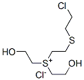 BIS(2-HYDROXYETHYL)-2-(2-CHLOROETHYLTHIO)ETHYLSULPHONIUMCHLORIDE 结构式