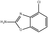 4-氯苯并[D]恶唑-2-胺 结构式