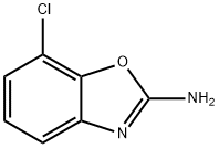7-氯-1,3-苯并恶唑-2-胺 结构式