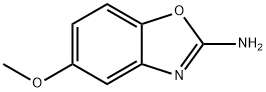 2-氨基-5-甲氧基苯并噁唑 结构式